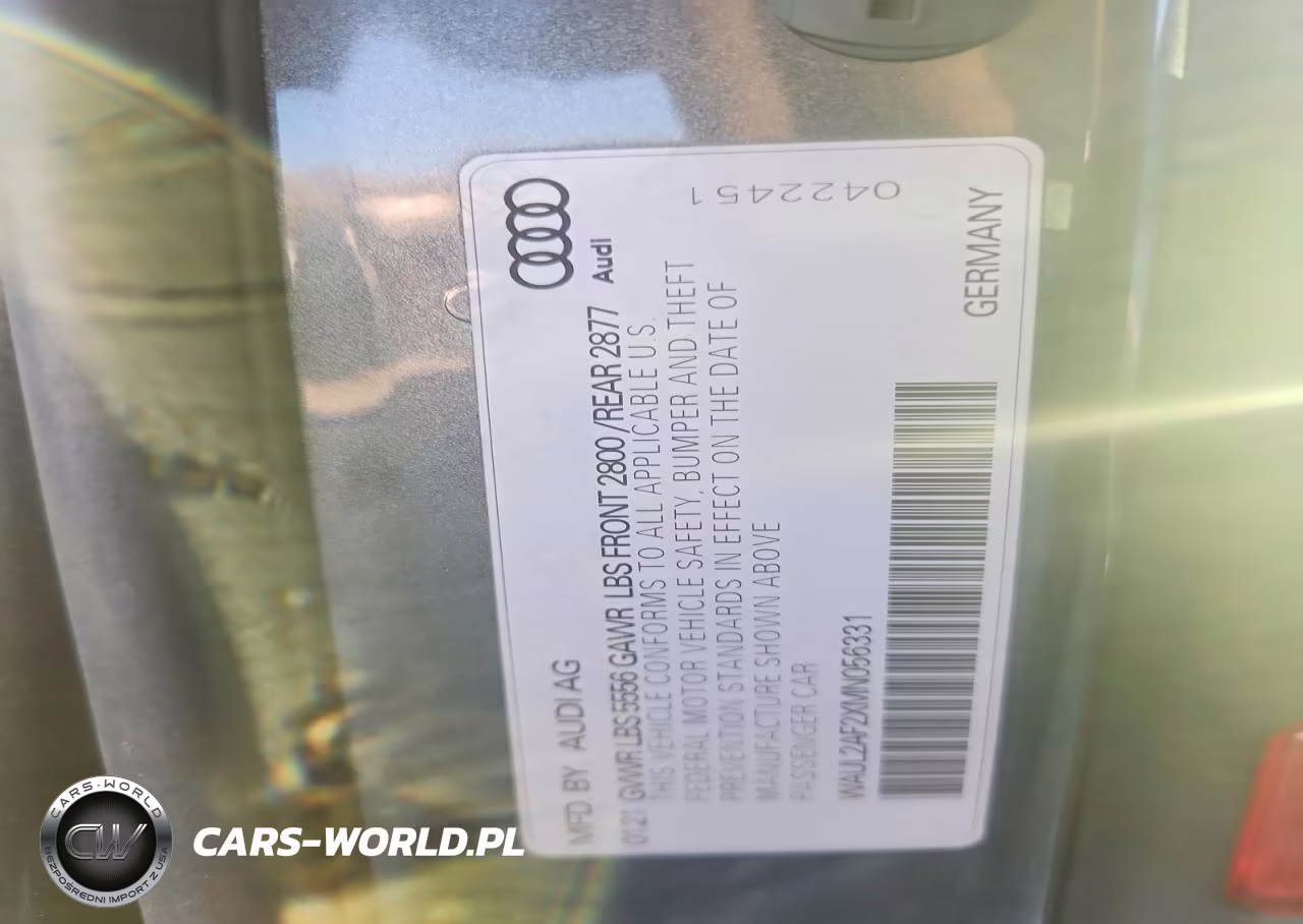 2021 Audi A6 Premium Plus VIN:WAUL2AF2XMN056331 - 12