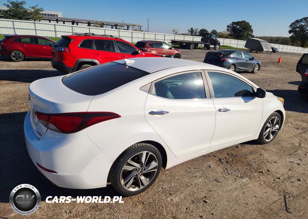 2014 Hyundai Elantra Limited VIN:5NPDH4AE0EH492129 - 3