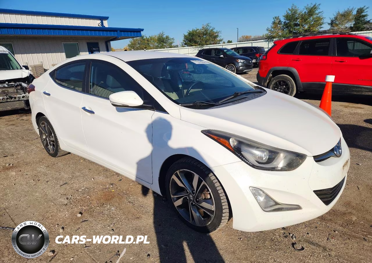 2014 Hyundai Elantra Limited VIN:5NPDH4AE0EH492129 - 4