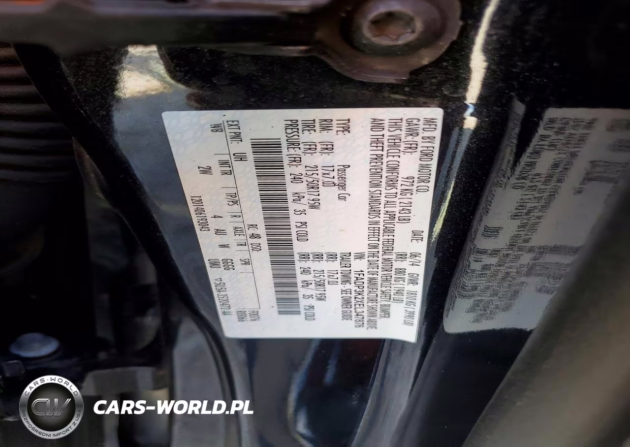 2014 Ford Focus Se VIN:1FADP3K2XEL347876 - 10