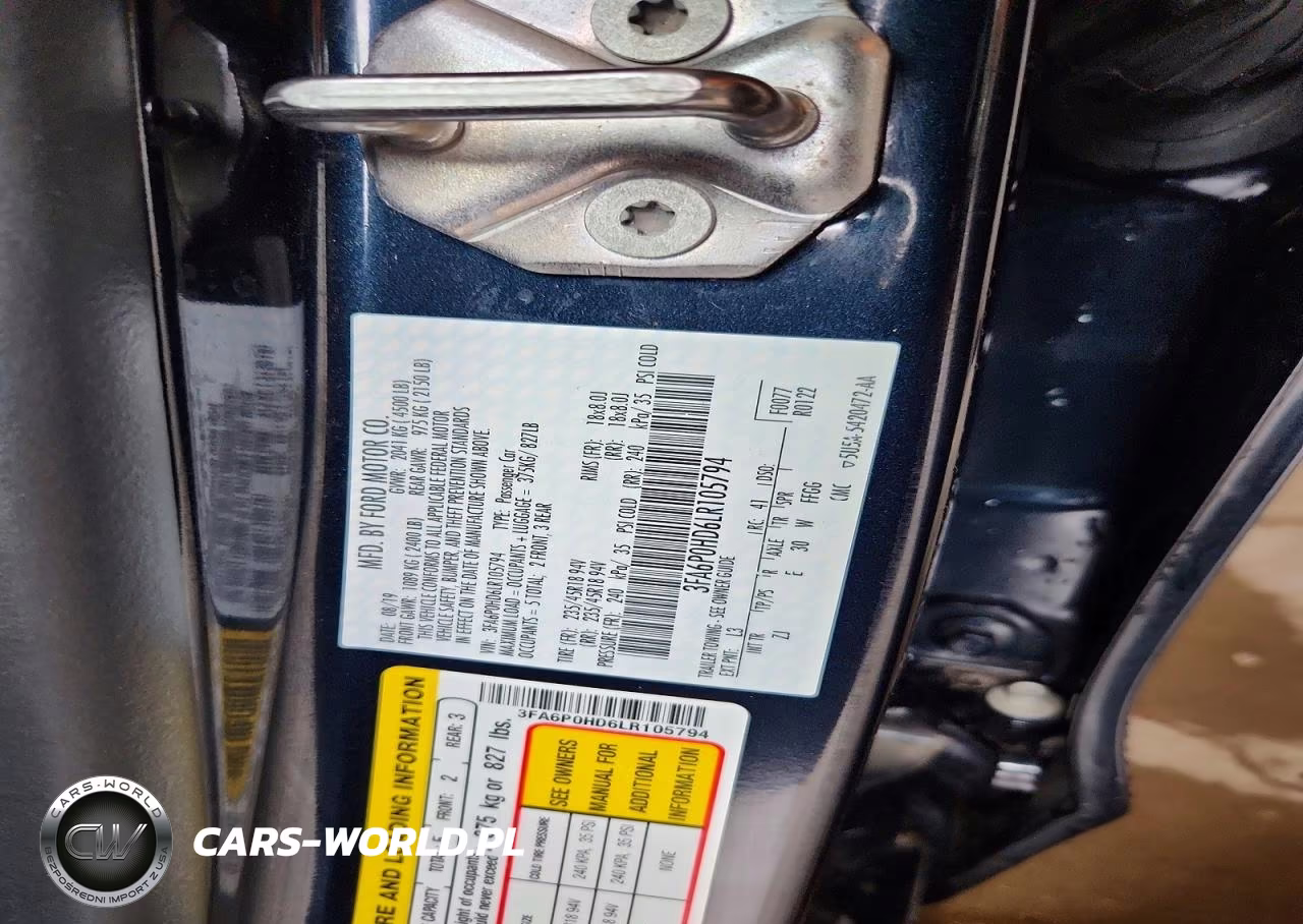 2020 Ford Fusion Se VIN:3FA6P0HD6LR105794 - 12