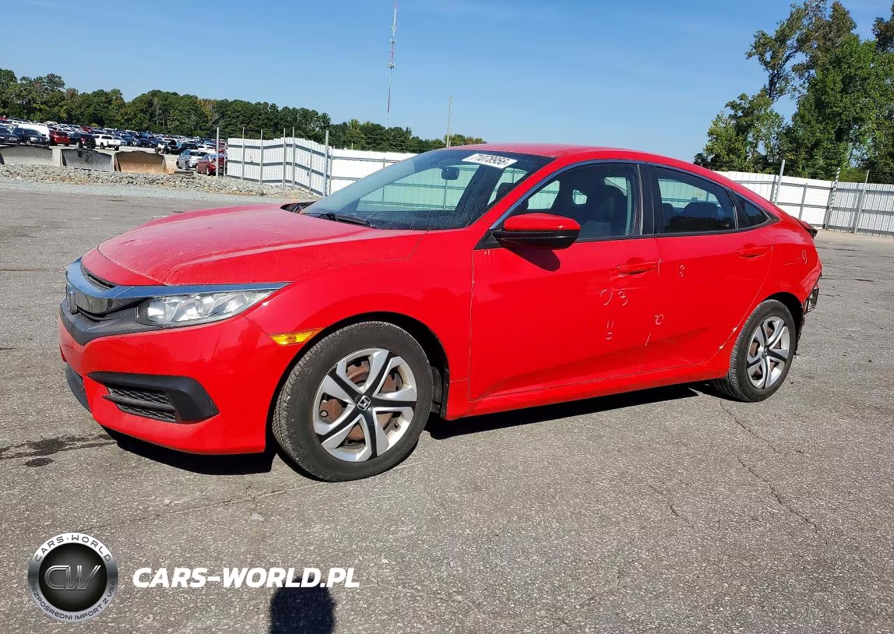 2018 Honda Civic Lx VIN:2HGFC2F59JH551865 - 1