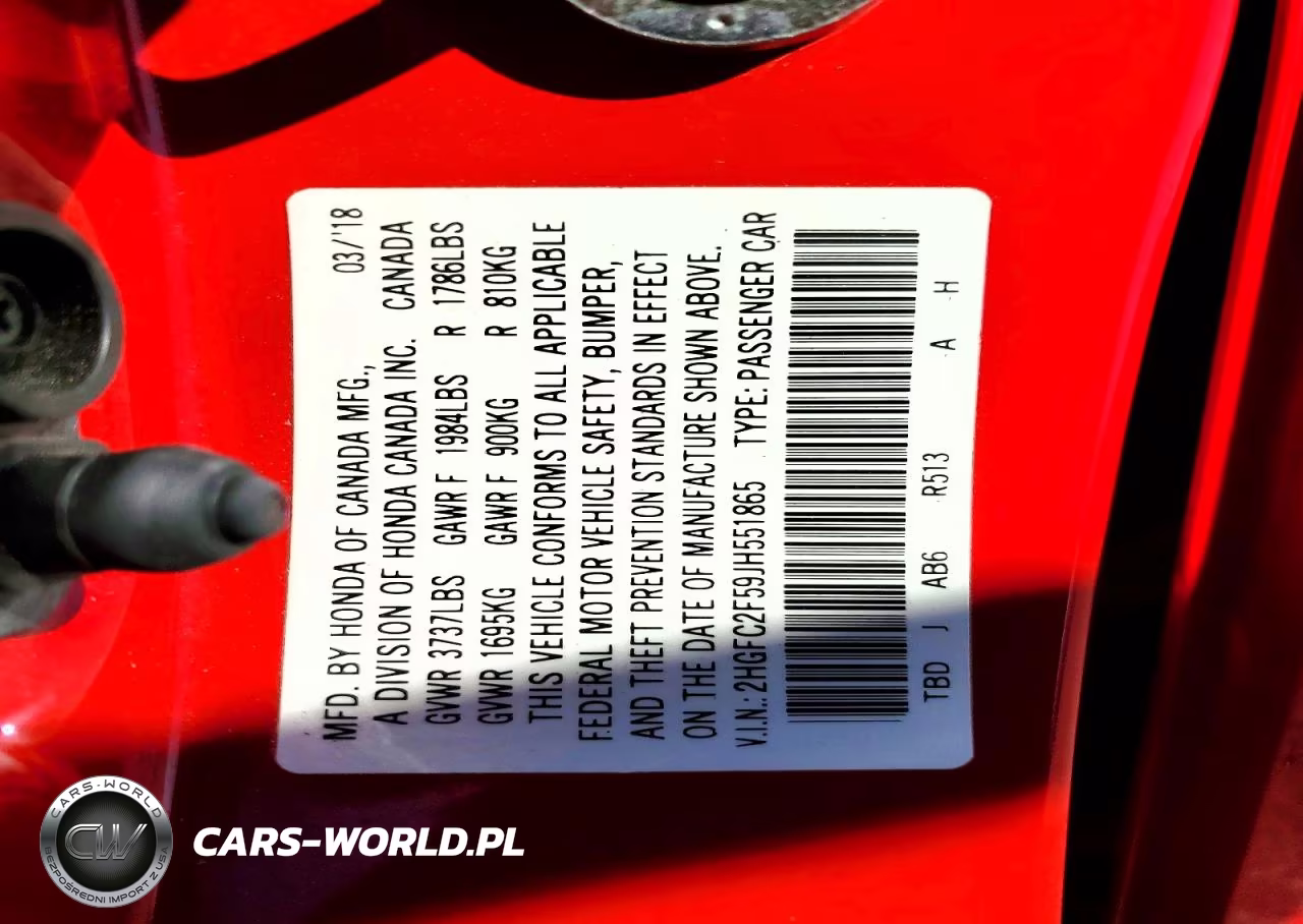 2018 Honda Civic Lx VIN:2HGFC2F59JH551865 - 12