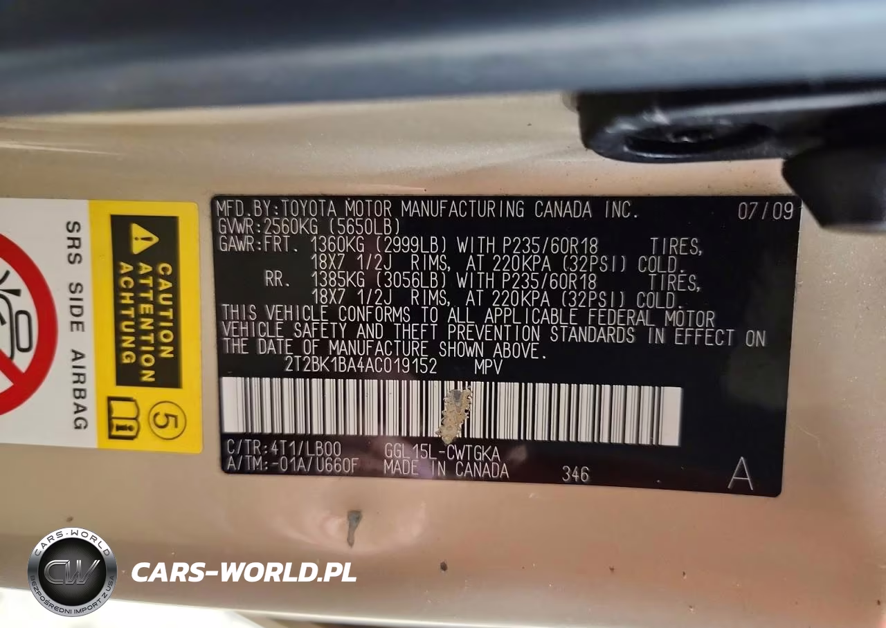 2010 Lexus Rx 350 VIN:2T2BK1BA4AC019152 - 13