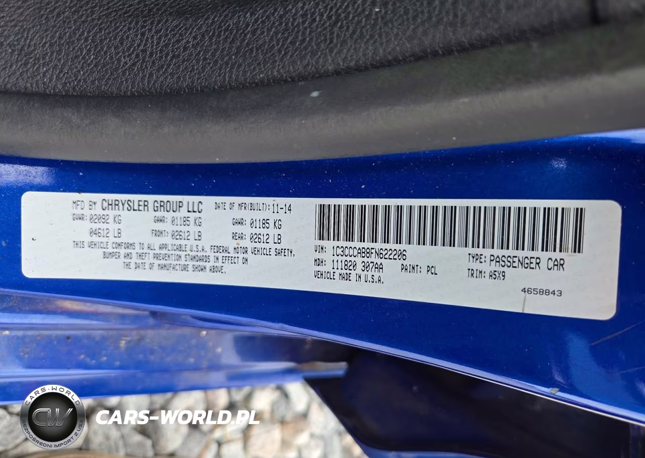 2015 Chrysler 200 Limited VIN:1C3CCCAB8FN622206 - 12