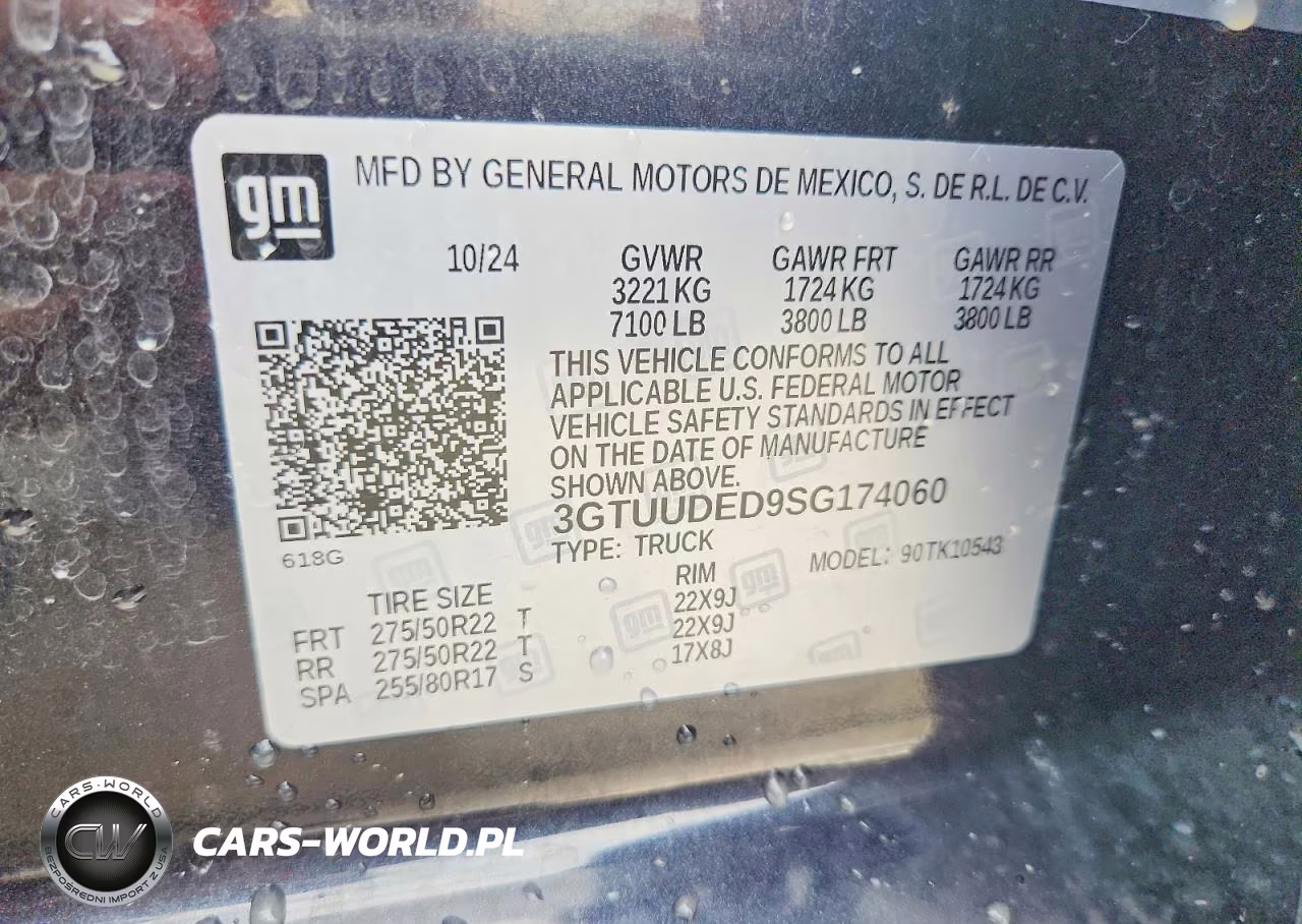 2025 GMC Sierra K1500 Slt VIN:3GTUUDED9SG174060 - 12