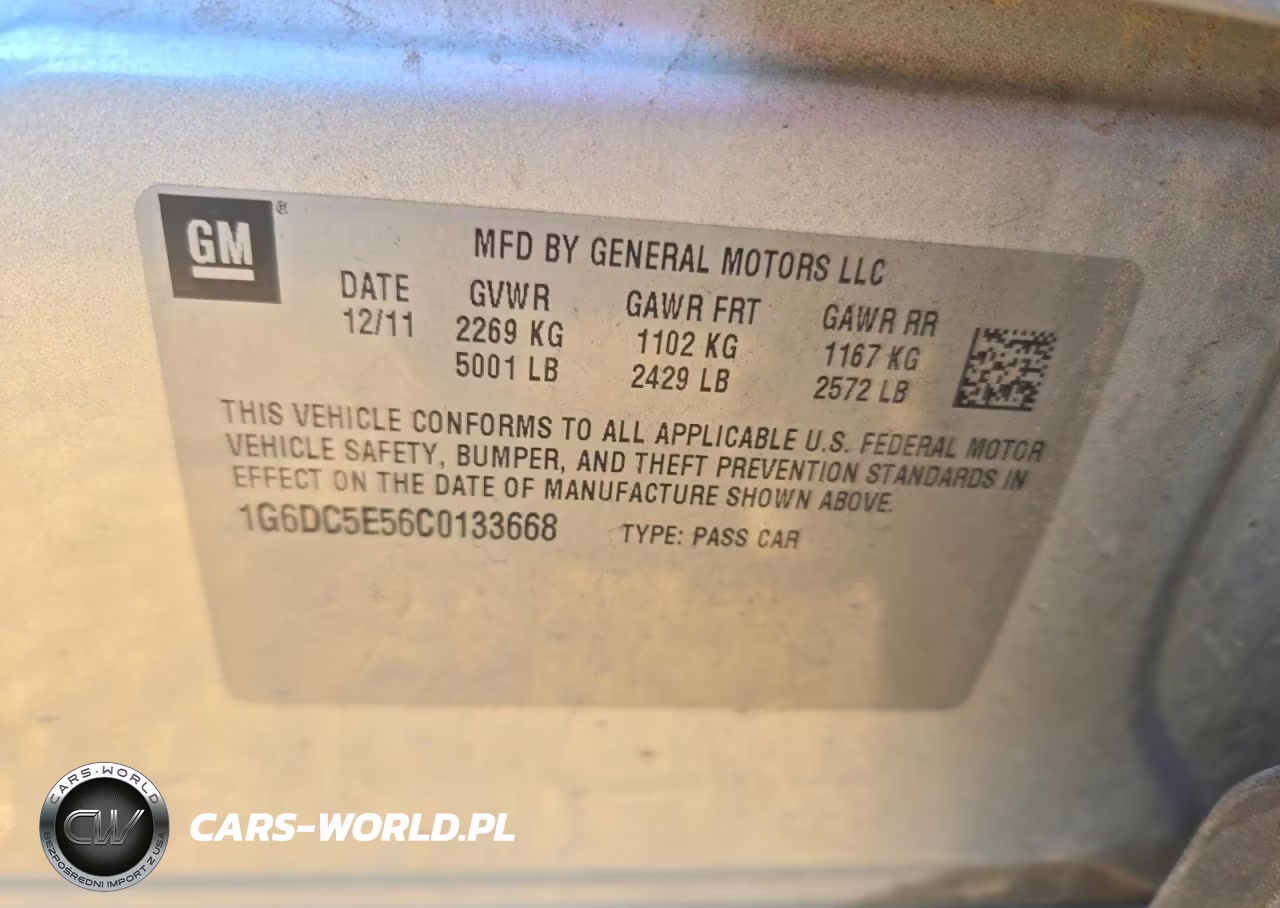2012 Cadillac Cts VIN:1G6DC5E56C0133668 - 13