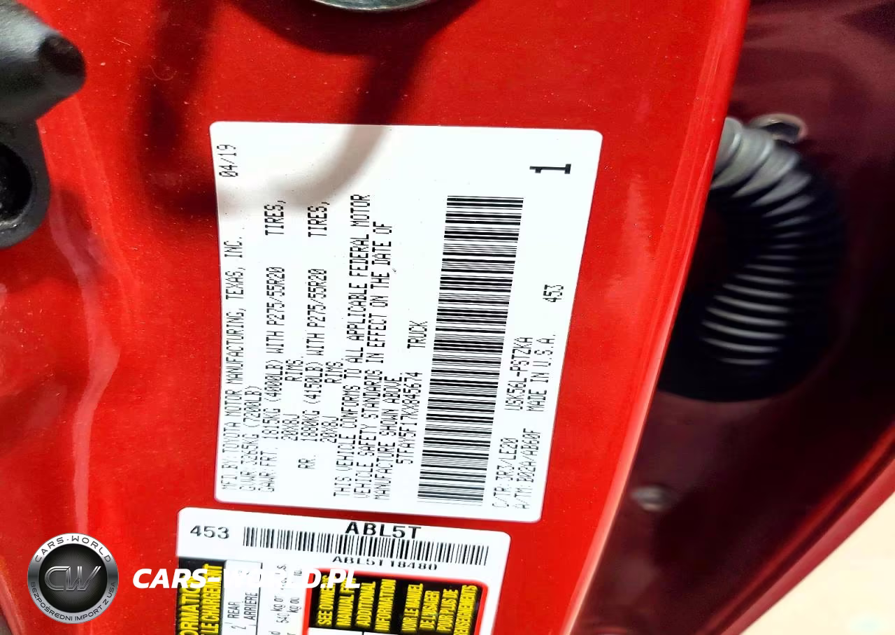 2019 Toyota Tundra Platinum VIN:5TFAY5F17KX845674 - 12