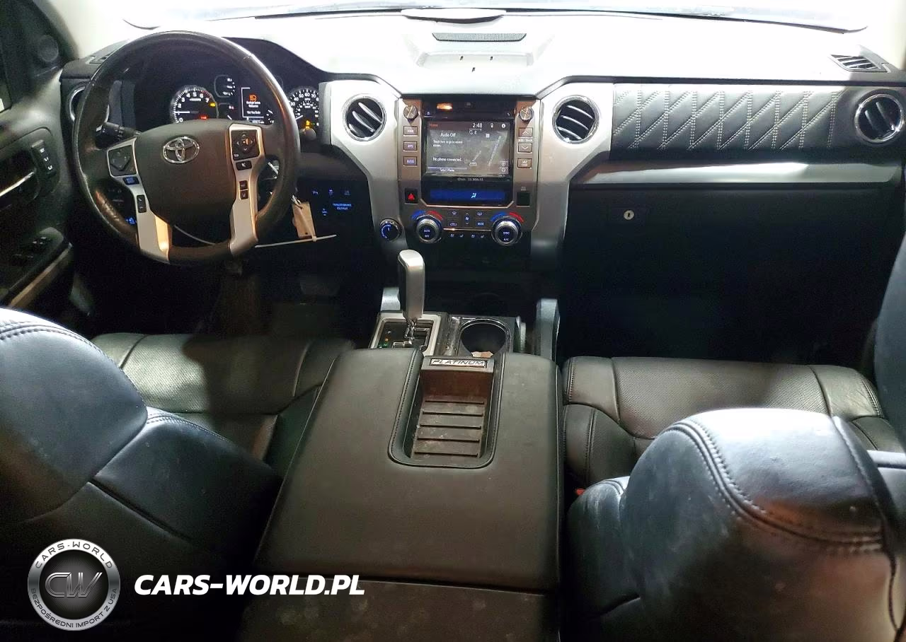 2019 Toyota Tundra Platinum VIN:5TFAY5F17KX845674 - 8