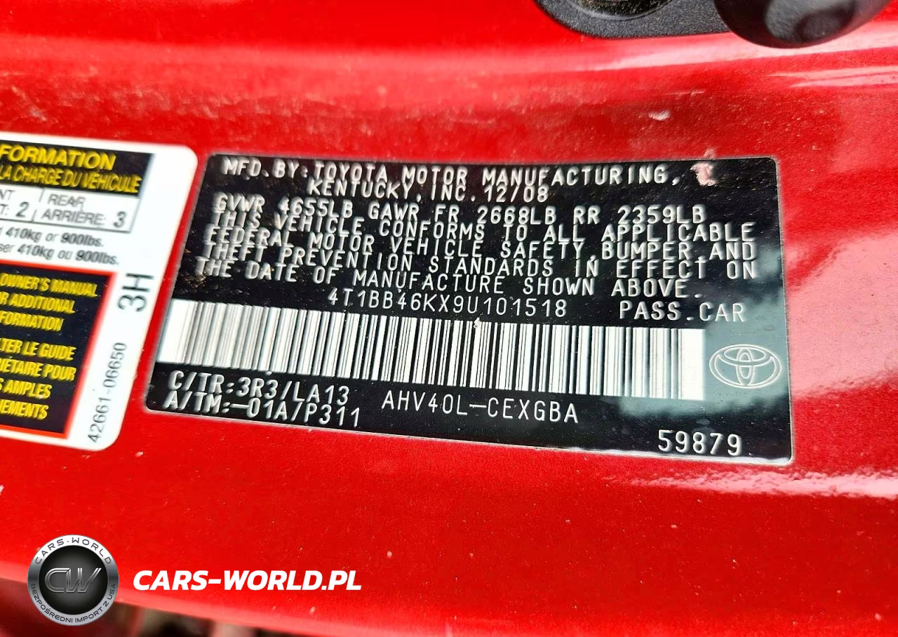 2009 Toyota Camry Hybrid VIN:4T1BB46KX9U101518 - 12