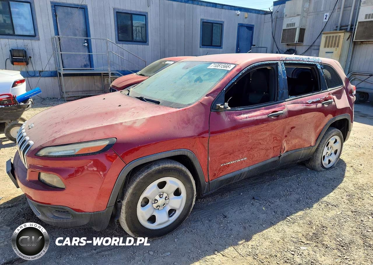 2016 Jeep Cherokee Sport VIN:1C4PJLAS3GW229941 - 1