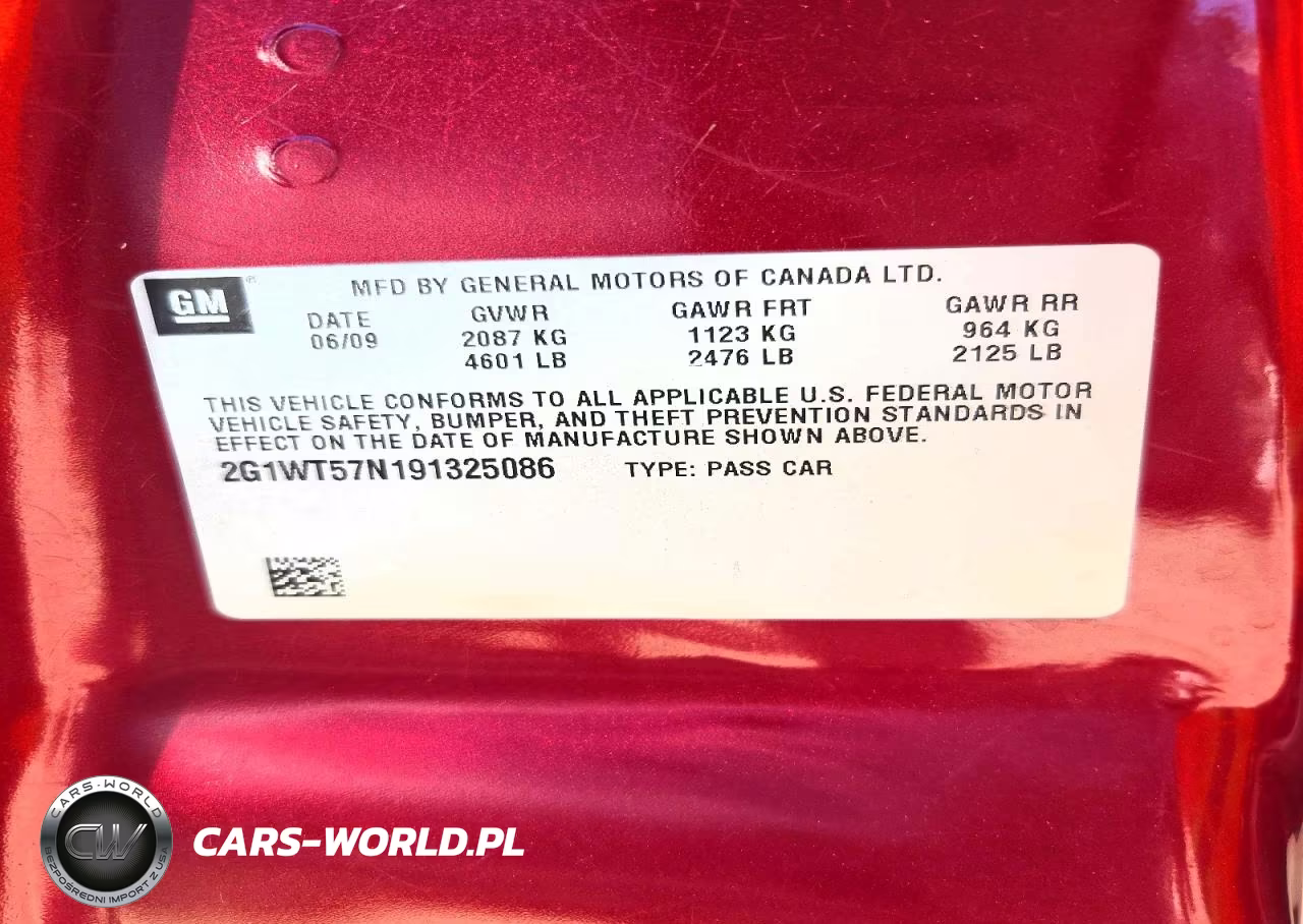 2009 Chevrolet Impala 1Lt VIN:2G1WT57N191325086 - 12