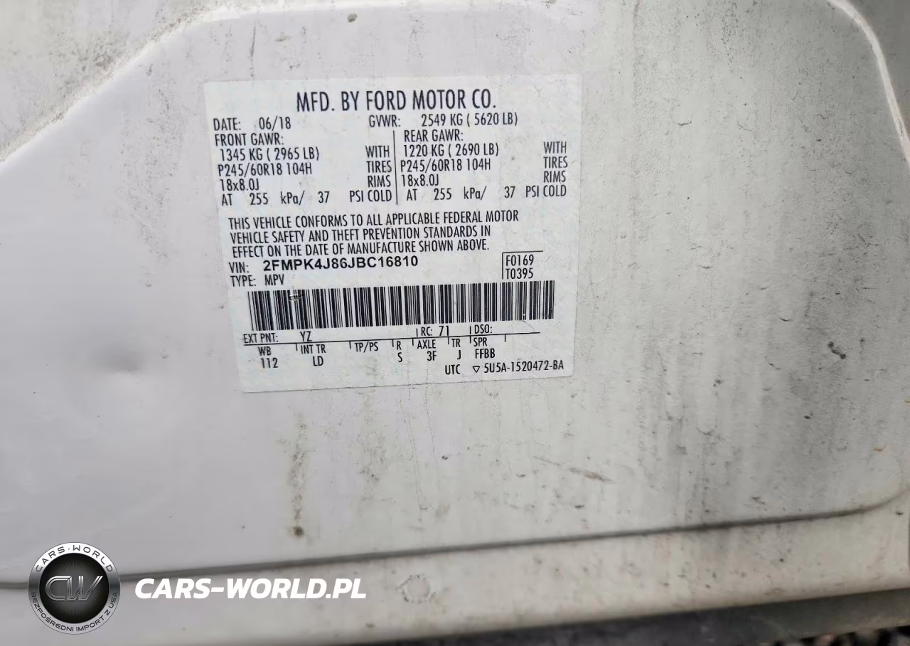 2018 Ford Edge Sel VIN:2FMPK4J86JBC16810 - 12