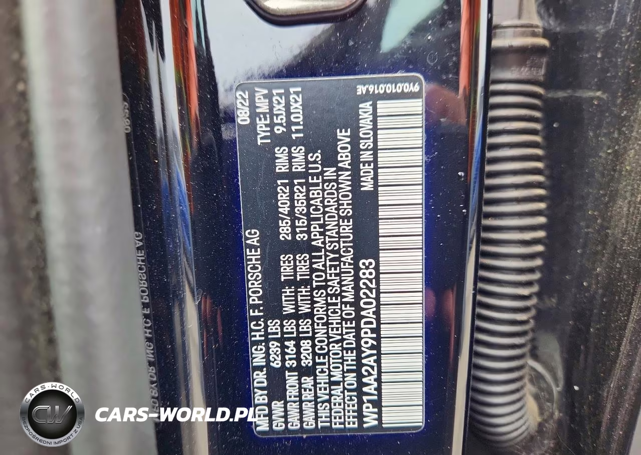 2023 Porsche Cayenne Base VIN:WP1AA2AY9PDA02283 - 13