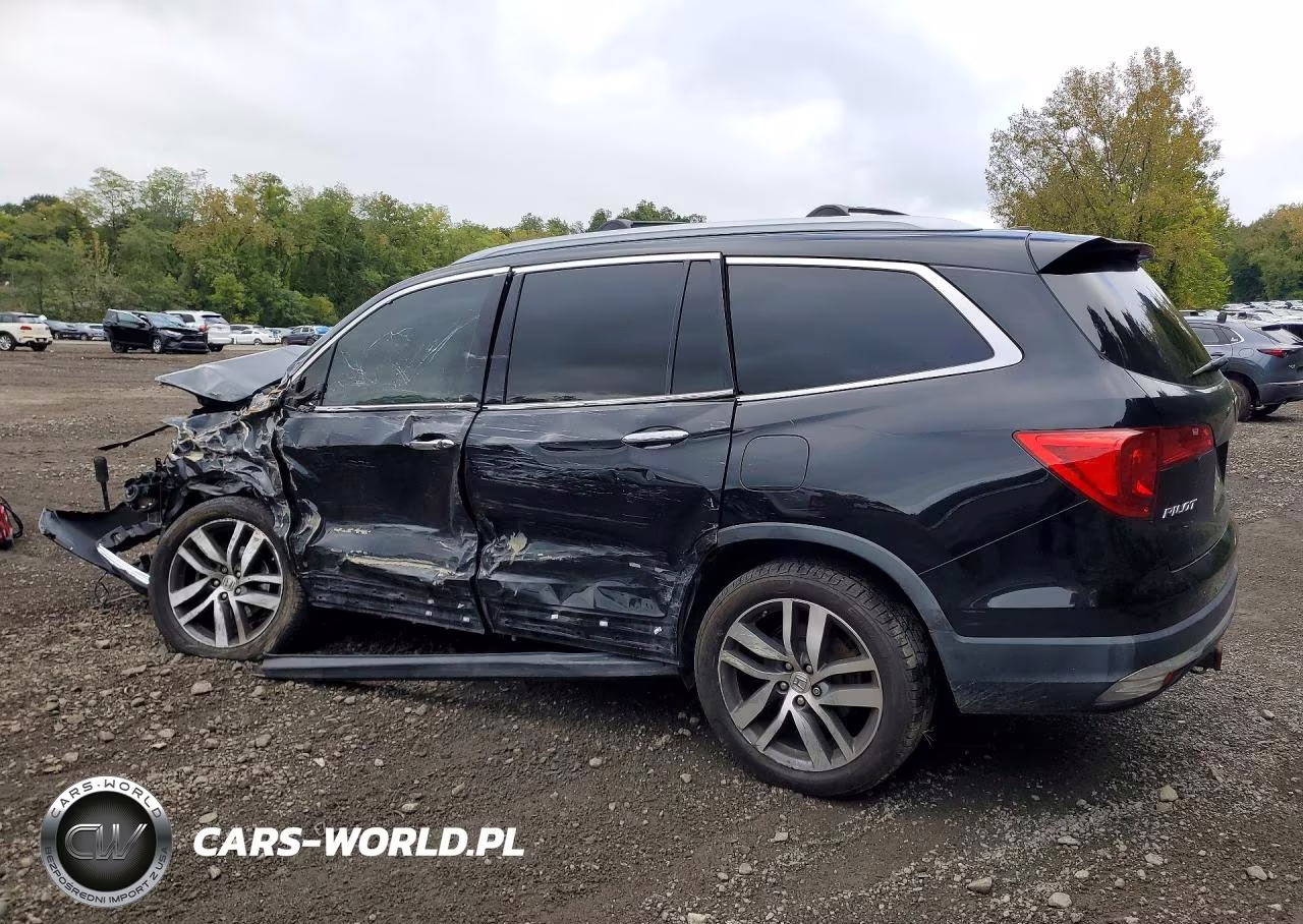 2017 Honda Pilot Touring VIN:5FNYF6H91HB055903 - 2