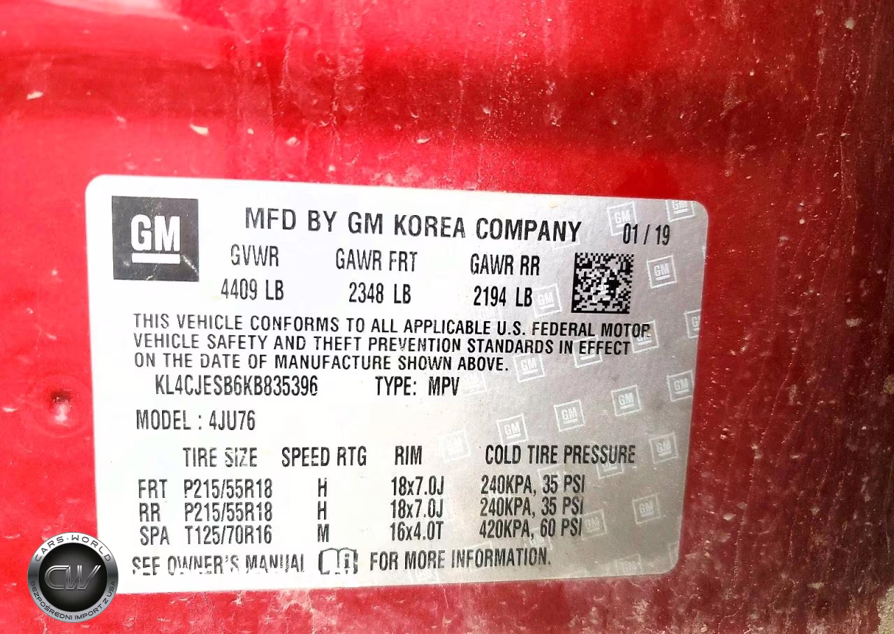 2019 Buick Encore Preferred VIN:KL4CJESB6KB835396 - 13