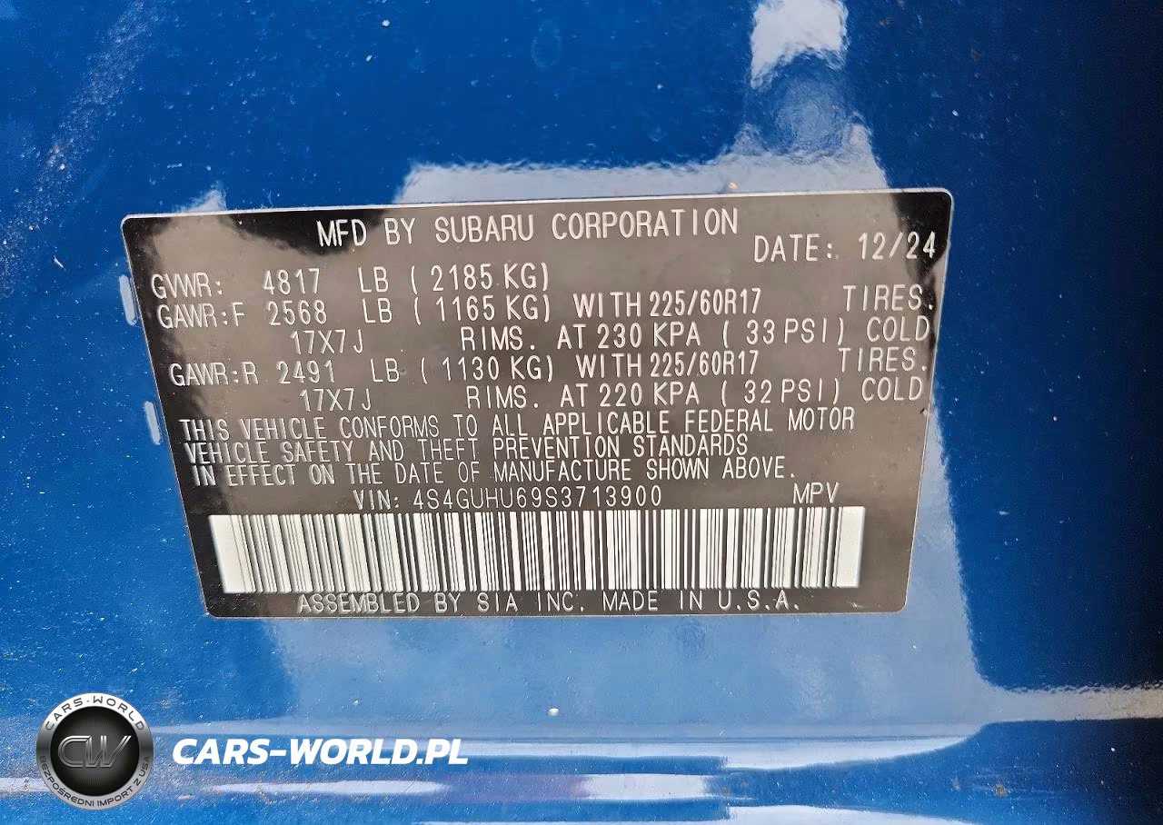 2025 Subaru Crosstrek Wilderness VIN:4S4GUHU69S3713900 - 14
