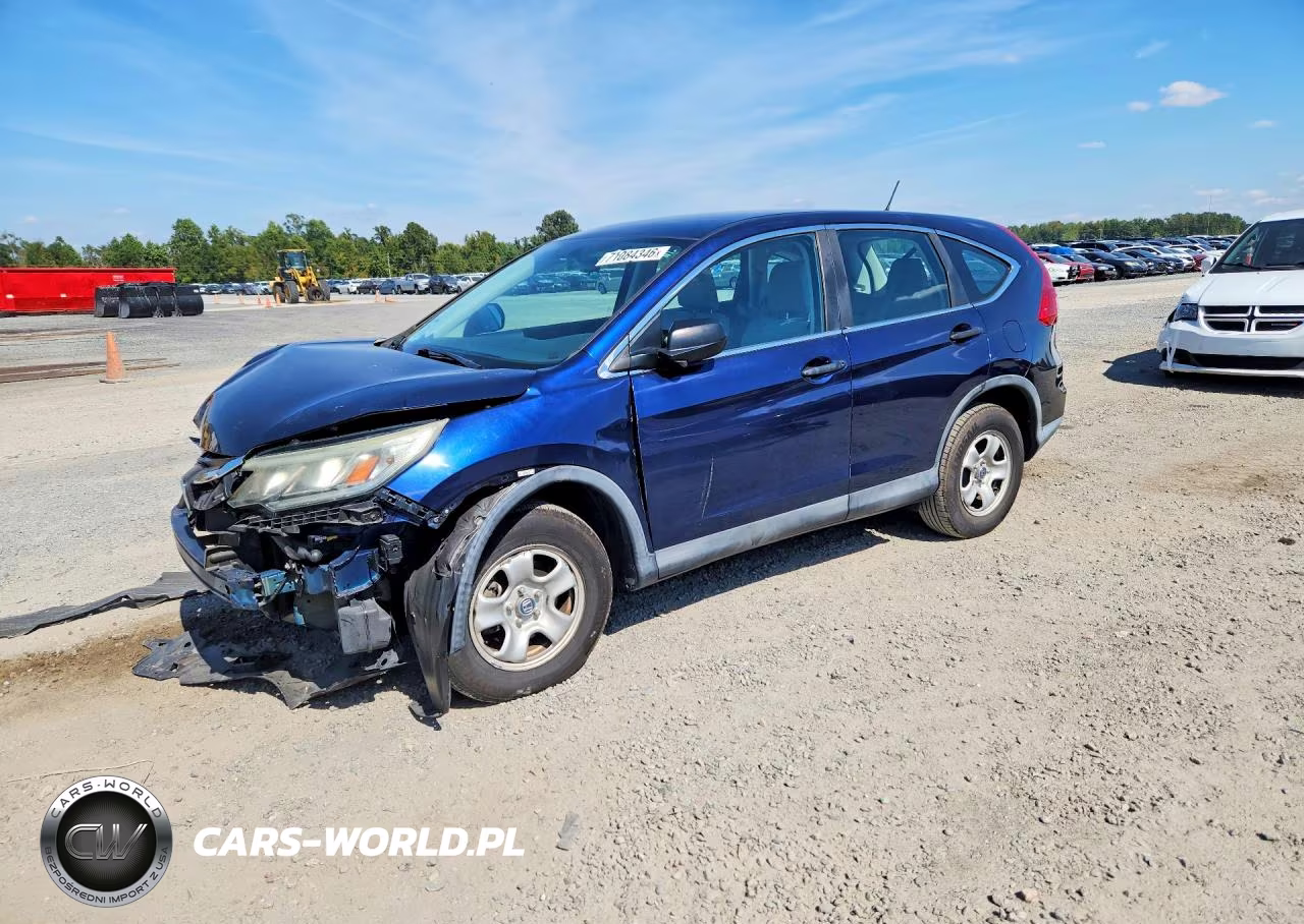 2015 Honda Cr-V Lx VIN:2HKRM3H30FH545509 - 1
