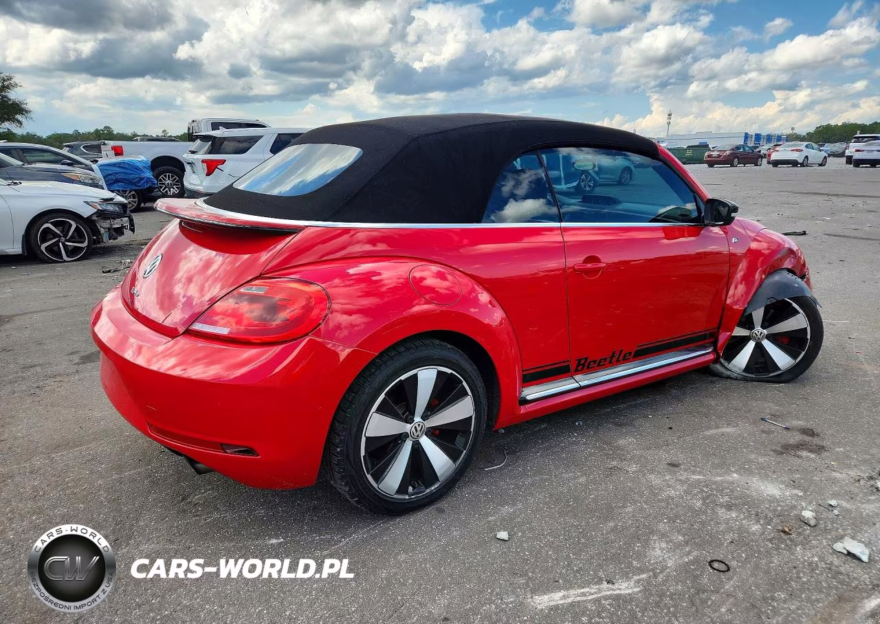 2014 Volkswagen Beetle Turbo VIN:3VW7S7AT2EM801539 - 3