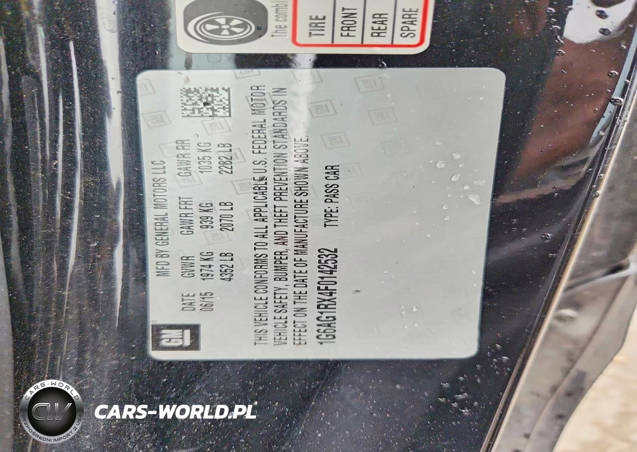 2015 Cadillac Ats VIN:1G6AG1RX4F0142532 - 12