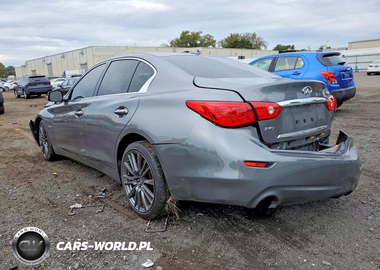 2017 Infiniti Q50 Red Sport 400 VIN:JN1FV7AR4HM870357 - 2