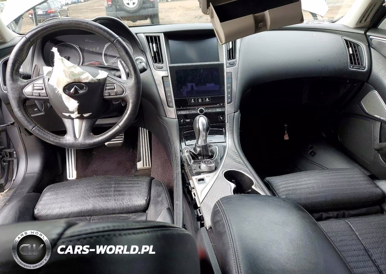 2017 Infiniti Q50 Red Sport 400 VIN:JN1FV7AR4HM870357 - 8