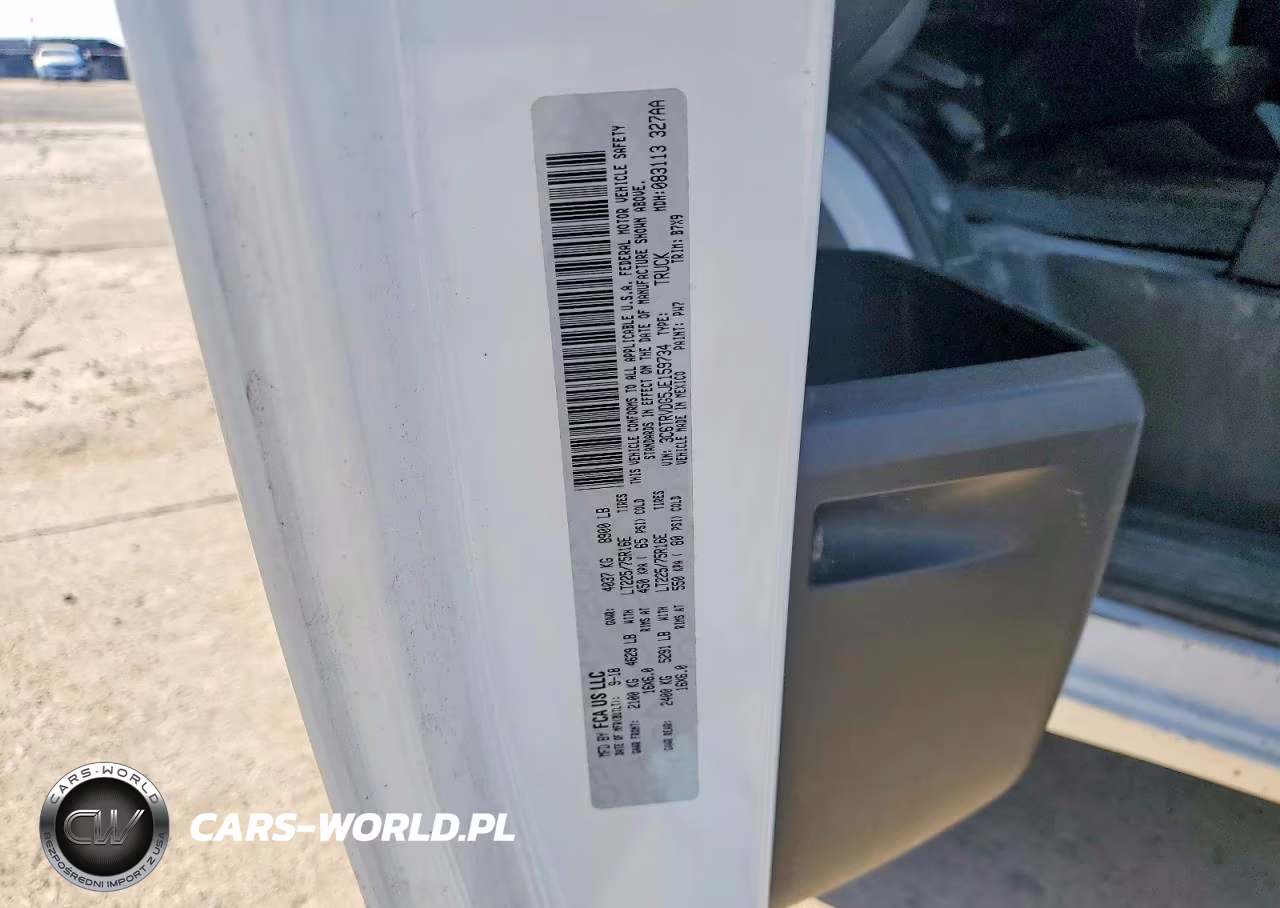 2018 Ram Promaster 2500 2500 High VIN:3C6TRVDG5JE159734 - 13