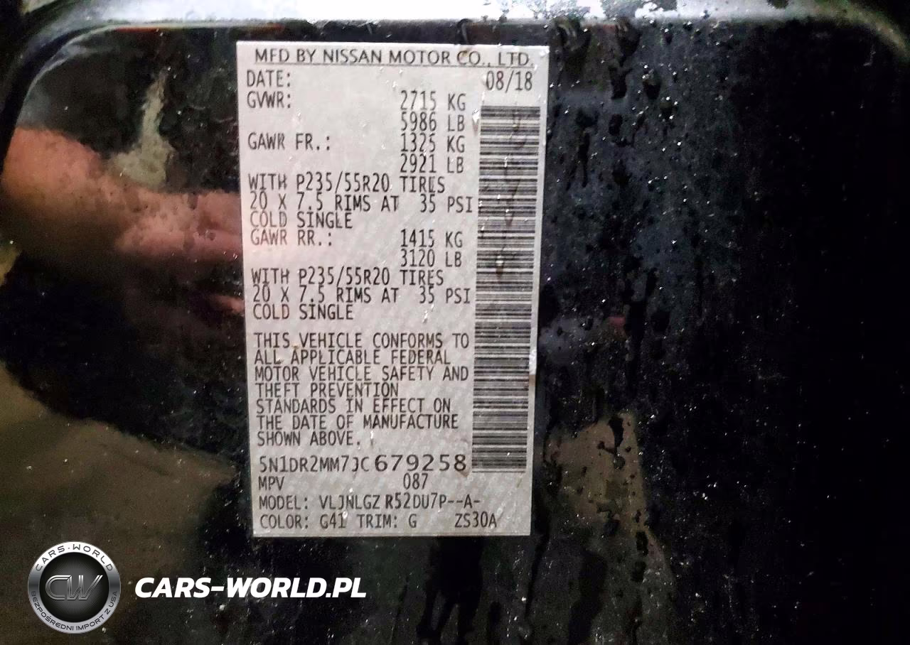 2018 Nissan Pathfinder Sl VIN:5N1DR2MM7JC679258 - 14