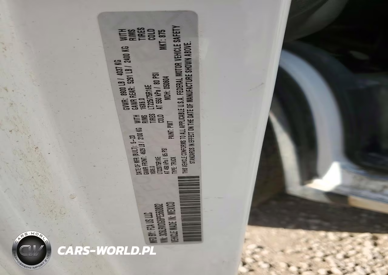 2023 Ram Promaster 2500 2500 High VIN:3C6LRVDG6PE560802 - 13