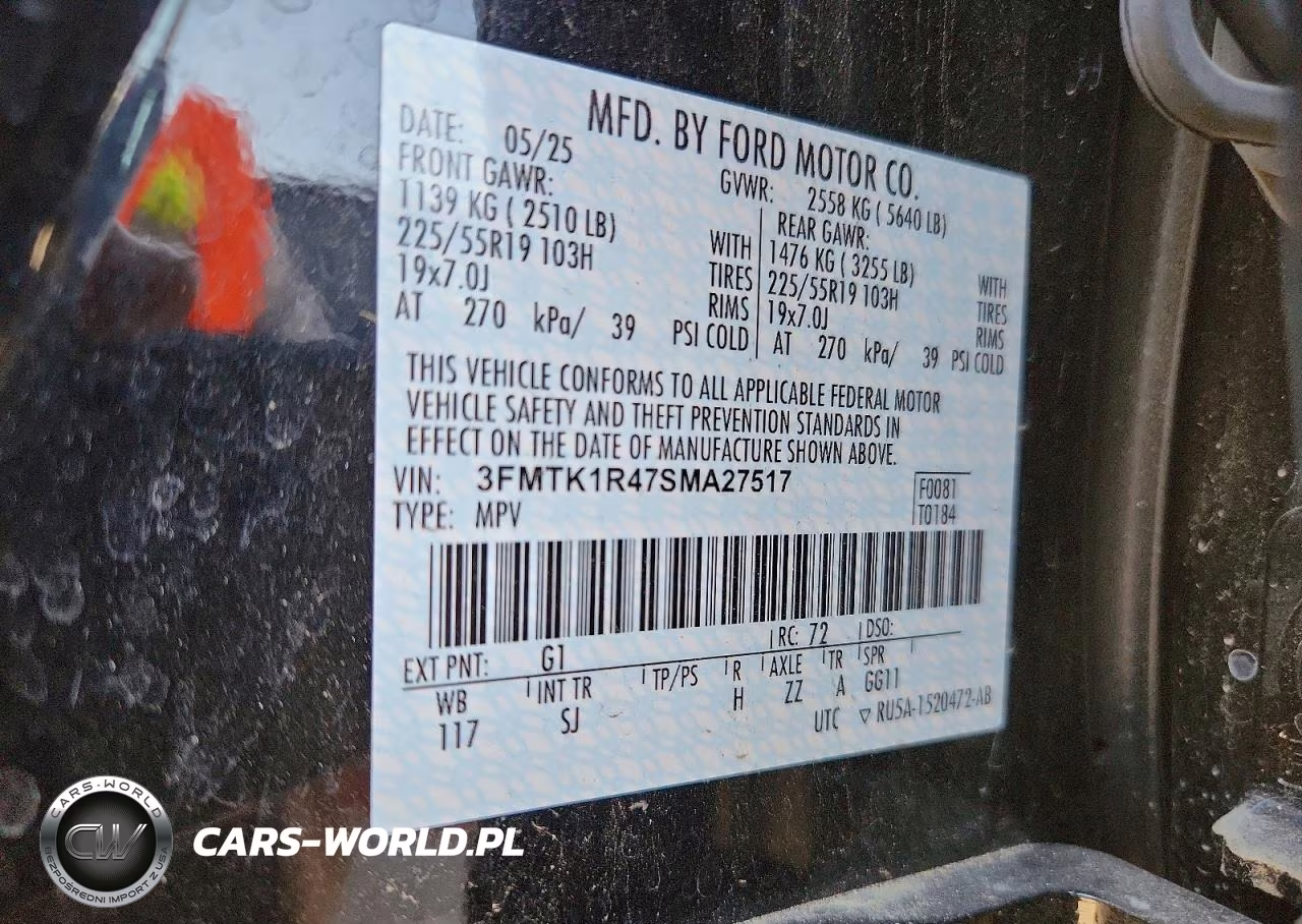 2025 Ford Mustang Mach-E Select VIN:3FMTK1R47SMA27517 - 14
