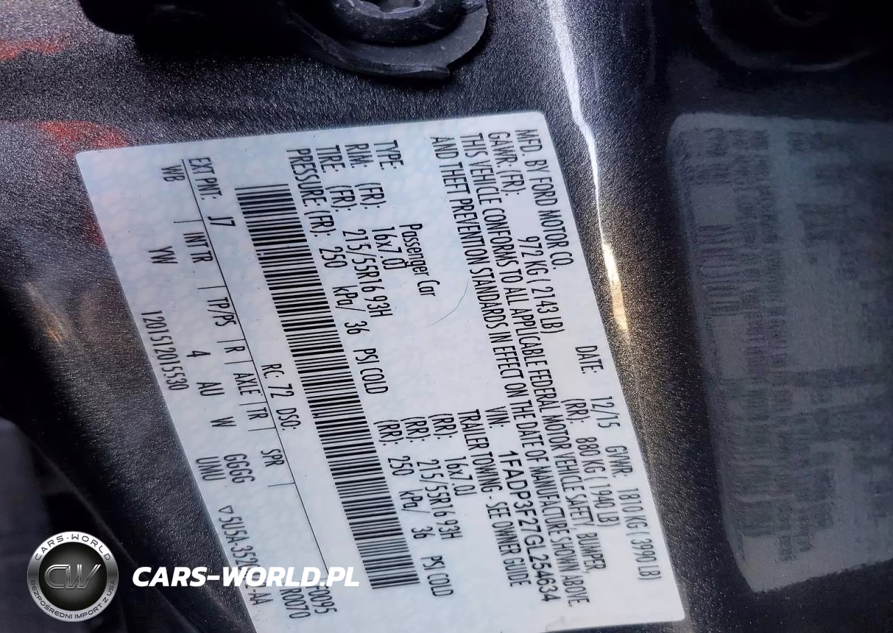 2016 Ford Focus Se VIN:1FADP3F27GL254634 - 13