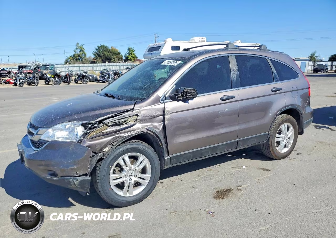 2010 Honda Cr-V Ex VIN:5J6RE3H55AL043592 - 1