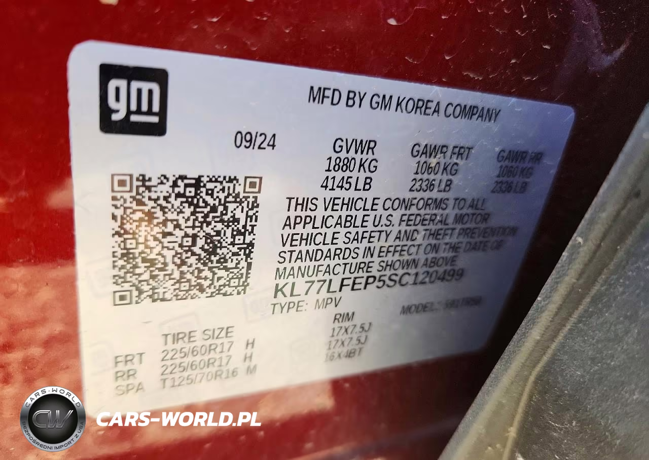 2025 Chevrolet Trax Ls VIN:KL77LFEP5SC120499 - 12