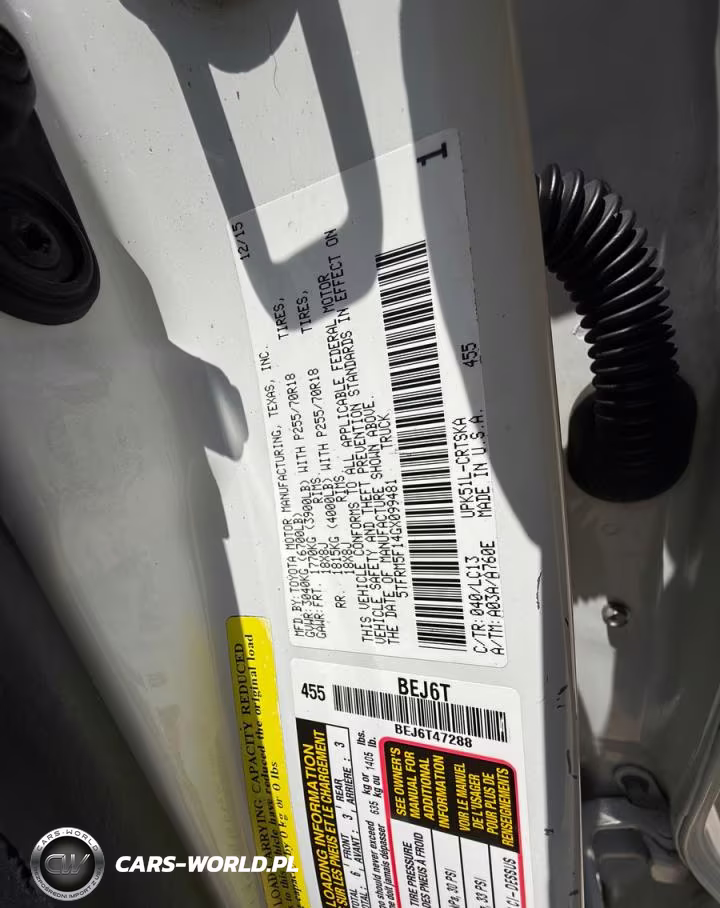 2016 Toyota Tundra Sr VIN:5TFRM5F14GX099481 - 10