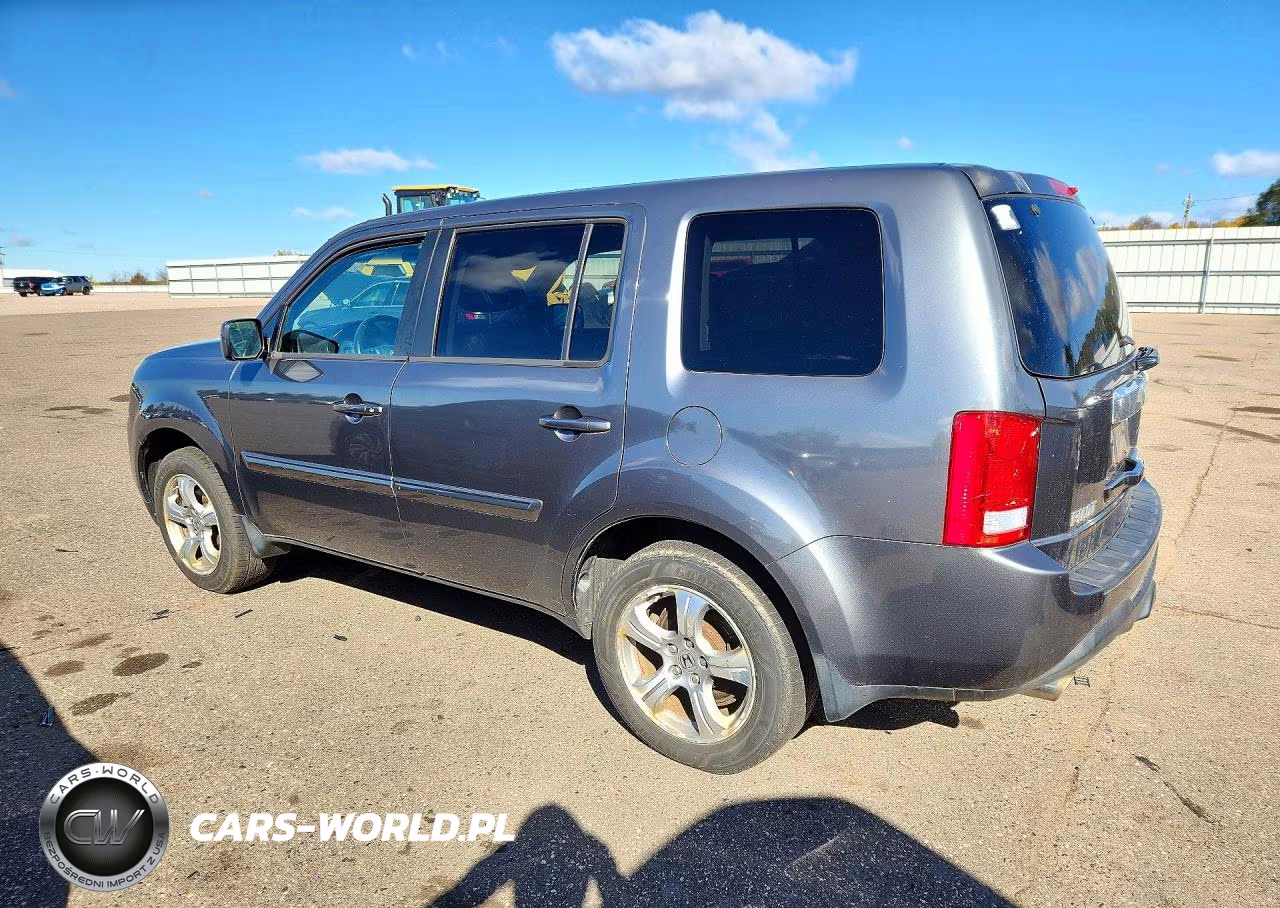 2012 Honda Pilot Exl VIN:5FNYF3H59CB026590 - 2