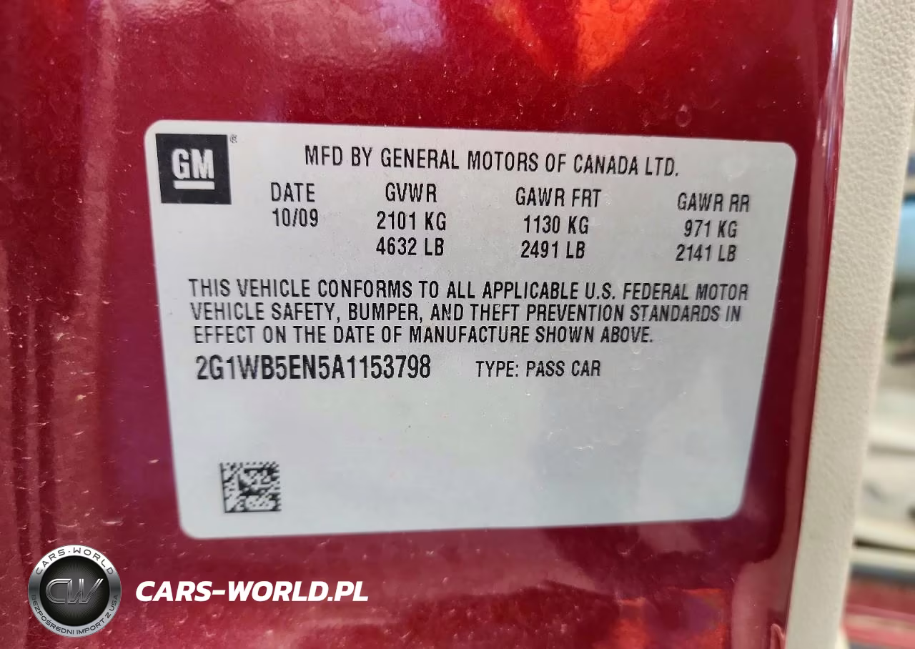 2010 Chevrolet Impala Lt VIN:2G1WB5EN5A1153798 - 12