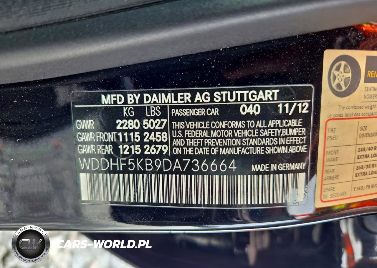 2013 Mercedes-Benz E 350 VIN:WDDHF5KB9DA736664 - 12