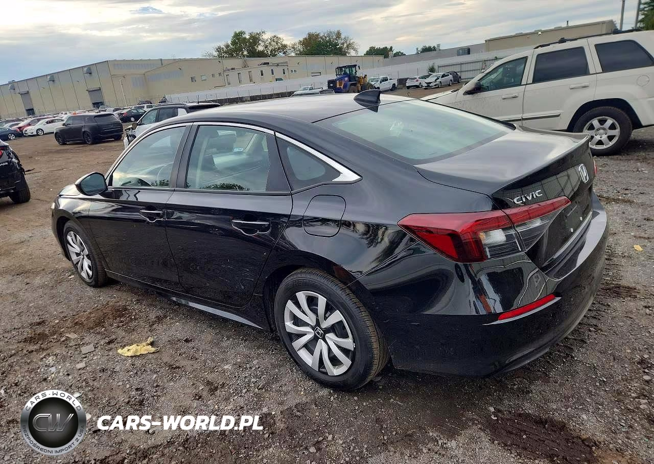 2025 Honda Civic Lx VIN:2HGFE2F28SH597236 - 2