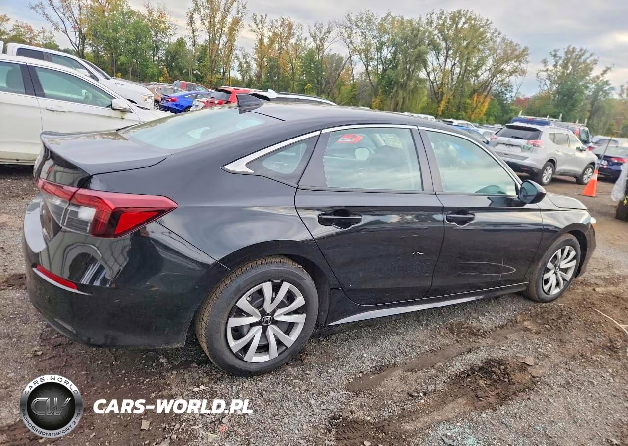 2025 Honda Civic Lx VIN:2HGFE2F28SH597236 - 3