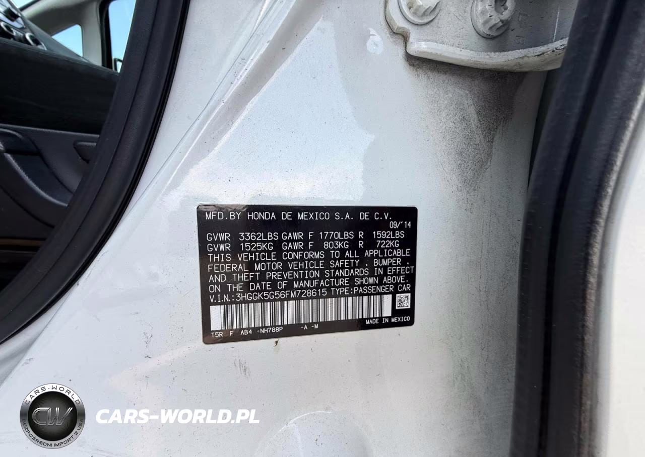 2015 Honda Fit Lx VIN:3HGGK5G56FM728615 - 10