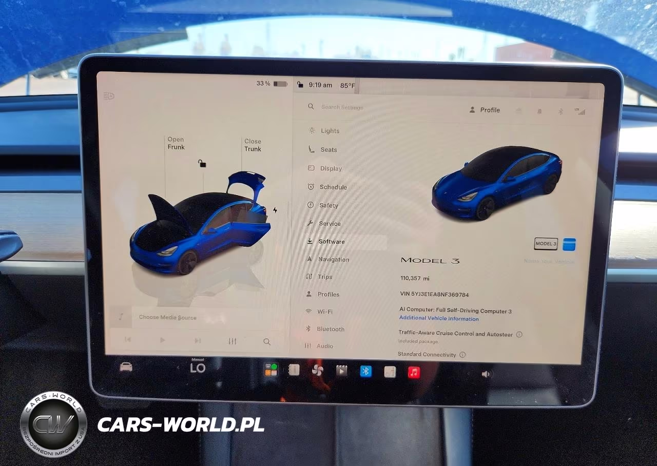 2022 Tesla Model 3 VIN:5YJ3E1EA8NF369784 - 9