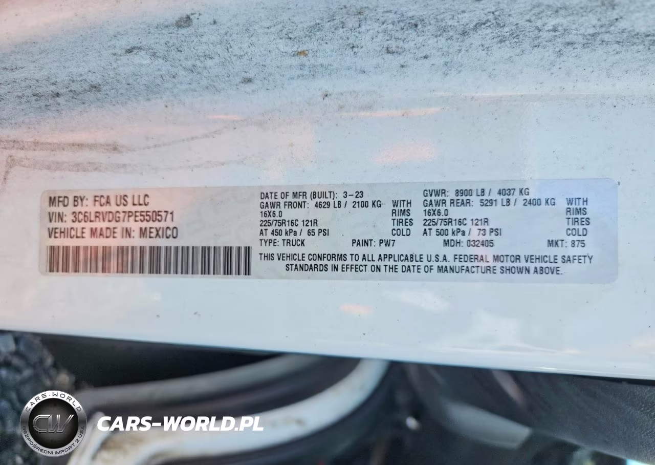 2023 Ram Promaster 2500 2500 High VIN:3C6LRVDG7PE550571 - 13