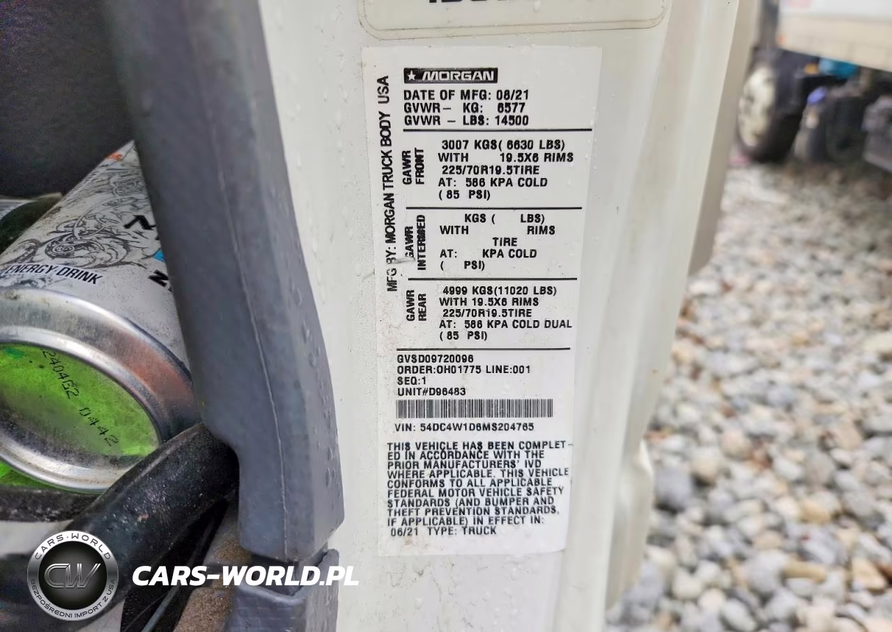 2021 Isuzu Npr Hd VIN:54DC4W1D6MS204765 - 12