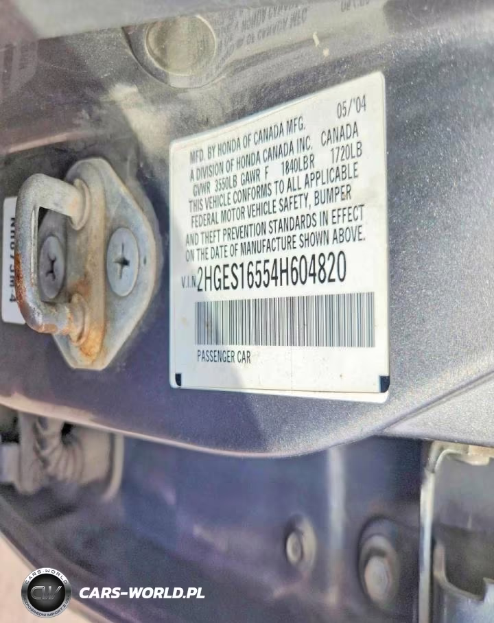 2004 Honda Civic Lx VIN:2HGES16554H604820 - 13