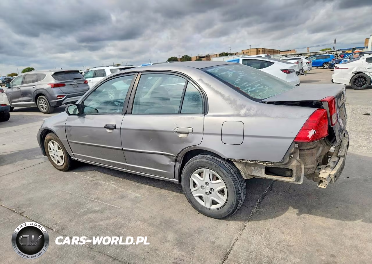 2004 Honda Civic Lx VIN:2HGES16554H604820 - 2