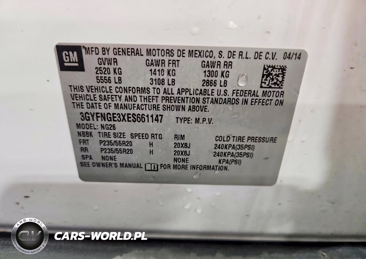 2014 Cadillac Srx Premium Collection VIN:3GYFNGE3XES661147 - 12