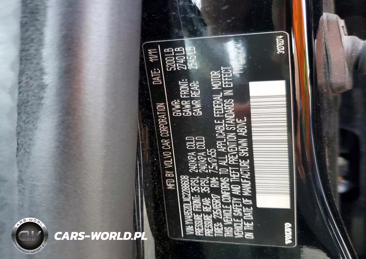 2012 Volvo Xc60 3.2 VIN:YV4952DLXC2288608 - 13