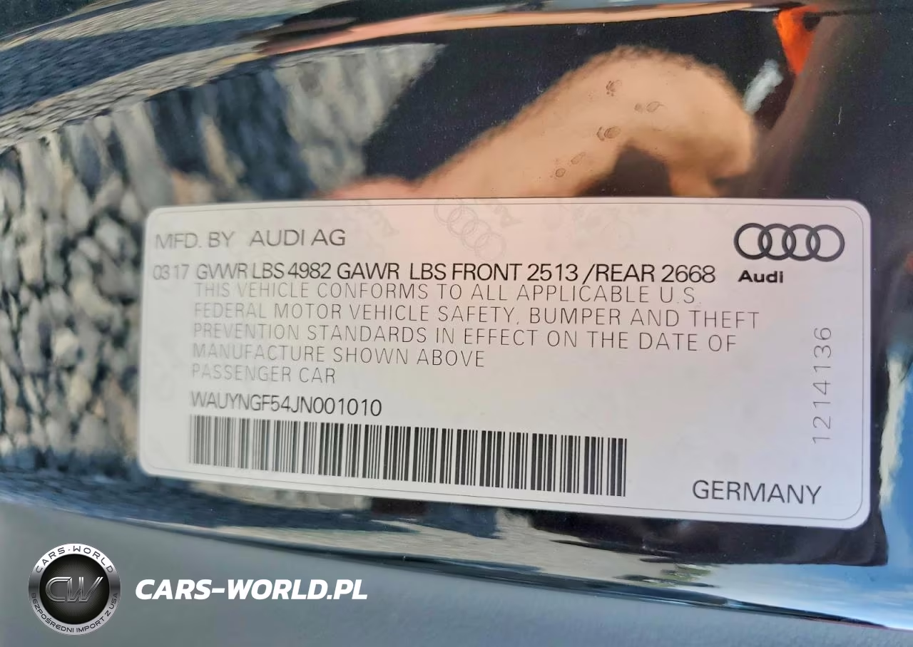 2018 Audi A5 Premium Plus VIN:WAUYNGF54JN001010 - 12