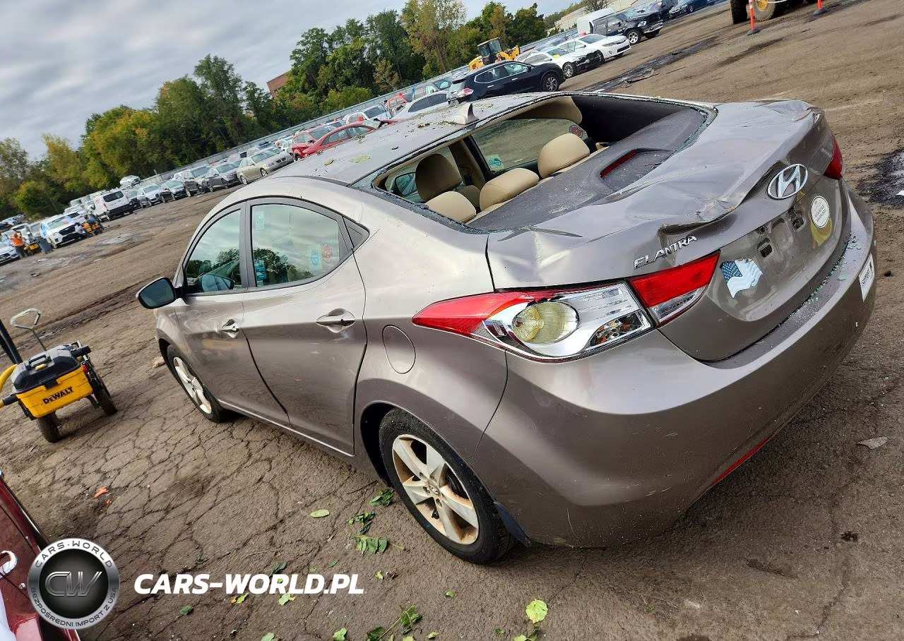 2012 Hyundai Elantra Gls VIN:5NPDH4AE9CH146643 - 2