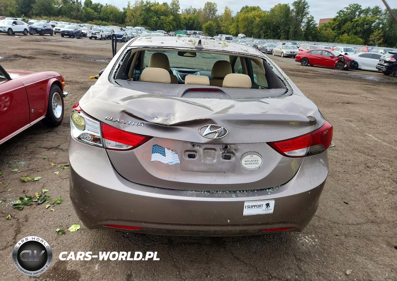 2012 Hyundai Elantra Gls VIN:5NPDH4AE9CH146643 - 6